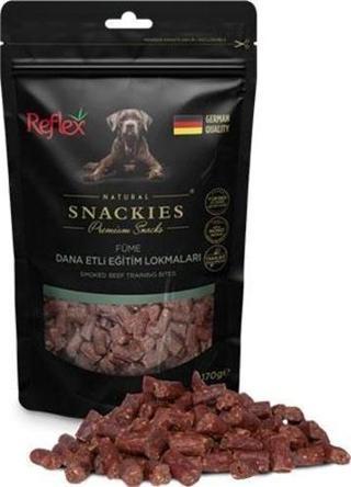 Reflex Snackies Natural Füme Dana Etli Tahılsız Köpek Eğitim Lokmaları 170 Gr