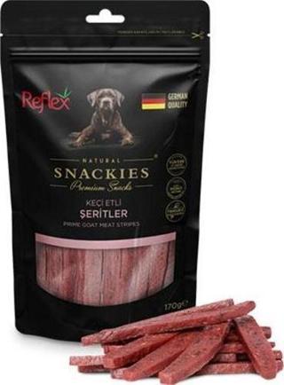 Reflex Snackies Natural Keçi Etli Şerit Tahılsız Köpek Ödül Maması 170 Gr