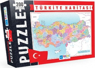 Blue Focus 200 Parça Türkiye Haritası Puzzle