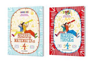 Fenomen Çocuk 2024 4. Sınıf Becerikli Matematikçi + Türkçeci Seti 2 Kitap - Fenomen Çocuk