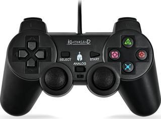 Kontorland - PS2 Uyumlu Titreşimli Kablolu Oyun Kolu GamePad