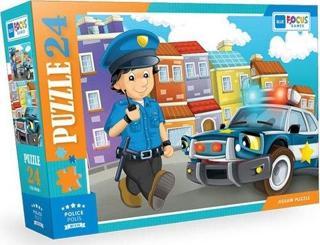 Blue Focus Polis 24 Parça Puzzle BF310