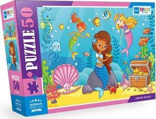 Blue Focus Deniz Kızı 50 Parça Puzzle BF311