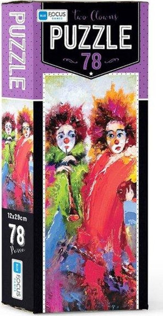 Blue Focus Two Clowns 78 Parça Puzzle BF230