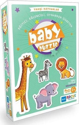 Blue Focus Vahşi Hayvanlar Baby Puzzle BF158