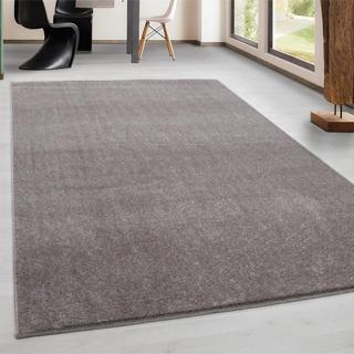 Carpettex Halı Modern Desenli Halı Salon Halısı Mutfak Halısı kısa havlı bulanık düz renkli Bej