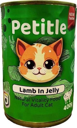 Petitle Jöle İçinde Kuzu Etli Yetişkin Kedi Konservesi 400 Gr x 6 Adet