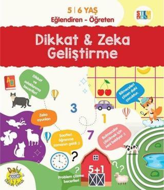 Dikkat ve Zeka Geliştirme 5-6 Yaş Eğlendiren - Öğreten - Fethi Gürbüz - Dahi Olacak Çocuk Yayınları
