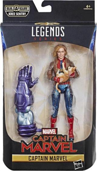 Captain Marvel - Marvel Legends Captain Marvel (Bomber Jacket) (Kree Sentry BAF) Aksiyon Figürü