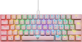 Blueforce Majesty 62 Tuşlu RGB Mekanik Gaming Klavye Red Switch Pembe