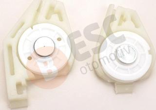 ESC Otomotiv Fiat Doblo 1 119 223 için Ön Sağ Cam Kriko Köşe Makara KlipsSeti 51718403