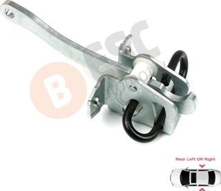 ESC Otomotiv BMW 7 E38 Sedan için Arka Sağ veya Sol Kapı Gergisi 51228171672