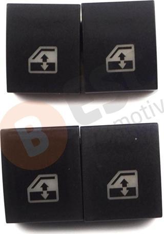 ESC Otomotiv EDP105 2 Opel Astra H Zafira B Tigra B İçin 4 Adet Ön veya Arka Cam Açma Düğme Kapağı 13228699