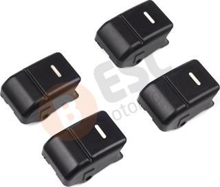 ESC Otomotiv Land Rover Range Rover Sport L320 2005-2009 İçin 4 Adet Cam Açma Düğmesi Plastik Kapağı YUD501570PVJ