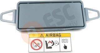 ESC Otomotiv Mercedes E W212 CLS W218 için Güneşlik Kapağı Gri 2128103710