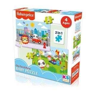 Fisher-Price Ks Games Baby Puzzle City Fun & Picnic 2in1FP 717