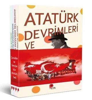 Çocuklar ve Gençler için Atatürk Seti - Faruk Çil - Peta
