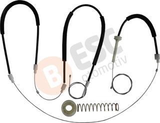 ESC Otomotiv Porsche 911 996 986 CC için Ön Sol Cam Kriko Tamir Seti 99654207504