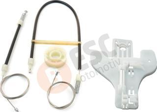 ESC Otomotiv Seat Toledo MK3 5P2 2004-2009 Altea 5P1 XL İçin Elektrikli Arka Sağ Kapı Cam Kriko Tamir Seti