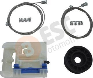 ESC Otomotiv Ford Tourneo Custom 2015-On için Ön Sol Cam Seti BK21V23201AD