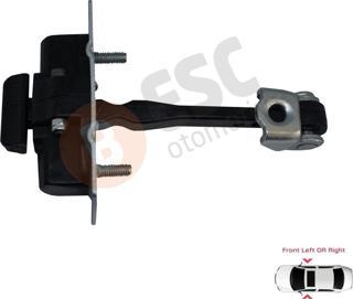 Citroen C-Elysee Peugeot 301 2012-On İçin Ön Sağ veya Sol Kapı Gergi Yayı 9675585080 