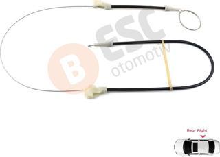 Land Rover Freelander MK1 1997-2006 3/5 Kapı ALR8178 İçin MANUEL Arka Sağ Kapı Cam Kriko Tamir Seti