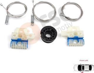 VW Golf MK6 2008-2012 İçin Sol Ön Cam Mekanizması Tamir Takımı