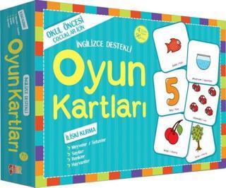 Oyun Kartları - İlişki Kurma Meyveler-Sebzeler Sayılar Renkler Hayvanlar - İngilizce Destekli Kolektif  Nesil Okul Öncesi