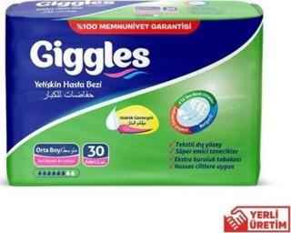 Giggles Hasta Bezi M Beden 30 Adet