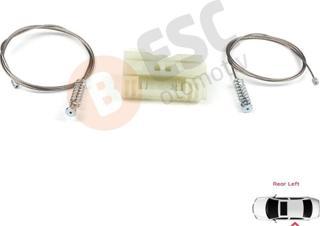 Renault Clio MK3 2005-2014 5-Kapı 8200291151 İçin Elektrikli Arka Sol Cam Kriko Tamir Seti