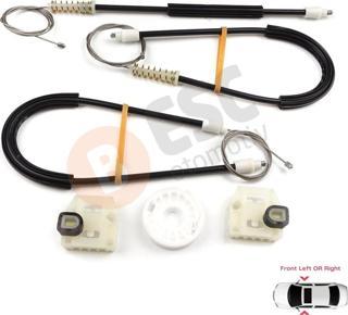 Seat Leon 1999-2006 Toledo 1998-2004 4/5 Kapı 1M0837461A İçin Elektrikli Ön Cam Kriko Tamir Seti