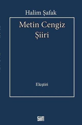 Metin Cengiz Şiiri - Halim Şafak - Şiirden Yayınları