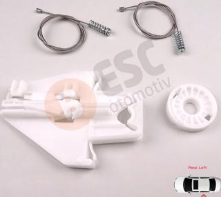 Skoda Fabia MK1 99-2008 4/5 Kapı Praktik Van 6Y0839461 İçin Elektrikli Arka Sol Cam Kriko Tamir Seti
