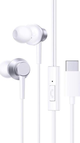 Baseus Encok CZ11 Type-C Mikrofonlu Kulaklık-Beyaz