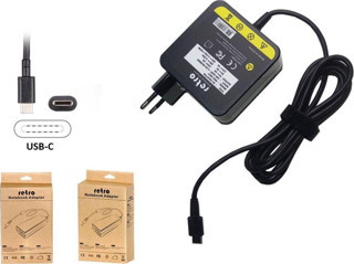 RETRO Notebook Adaptör Acer, Asus, Dell, Lenovo 65W (TYPE-C)
