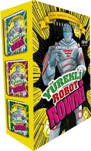 Yürekli Robot Rowni Seti - 3 Kitap Kutulu - Erkan İşeri - Pinus Kitap