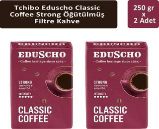 Tchibo Eduscho Classic Coffee Strong Öğütülmüş Filtre Kahve 250 gr x 2 Adet