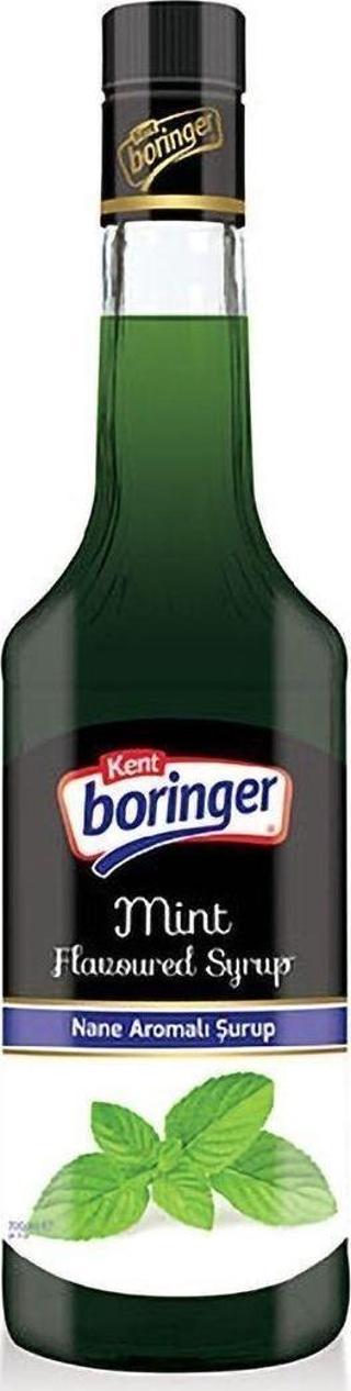 Kent Boringer Kokteyl Şurup Nane Aromalı, Pasta, puding, kek, tatlı, çay ve kahve şurubu 700ml