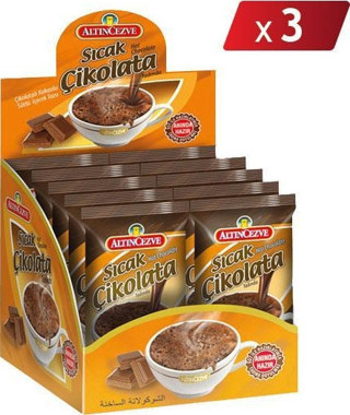Altıncezve Tek İçimlik Sıcak Çikolata (20 x 19 Gr) - 3 LÜ PAKET