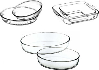 Paşabahçe borcam mutfak seti - 6 prç. borcam çeyiz seti