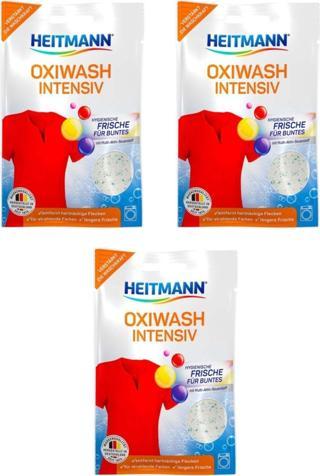 Heitmann Oxi Wash Intensive Çamaşırlar Için Yoğun Temizleyici Ve Leke Çıkarıcı Deterjan 50 Gr x 3 Adet