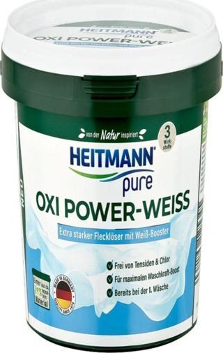 Heitmann Pure Beyaz Çamaşırlar İçin Oxi Güçlü Deterjan 500G