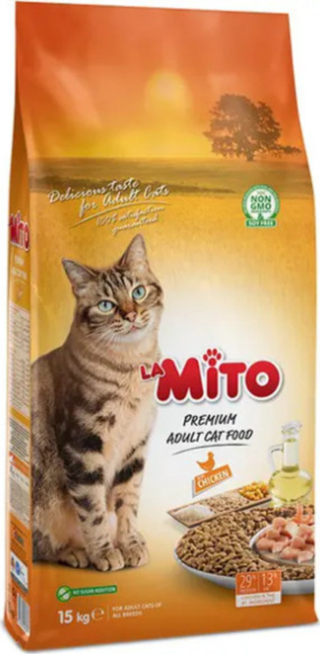 Mito Adult Cat Tavuklu Yetişkin Kedi Maması 15 Kg