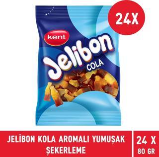 Jelibon Kola Aromalı Yumuşak Şekerleme 80 gr - 24 Adet