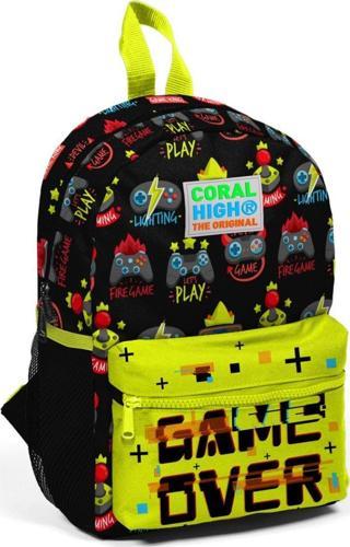 Coral High Game Over Baskılı Yuva, Kreş ve Günlük Sırt Çantası - Erkek Çocuk