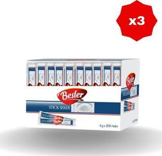 Besler Mutfak Stick Şeker 800 Gr X 3 Adet