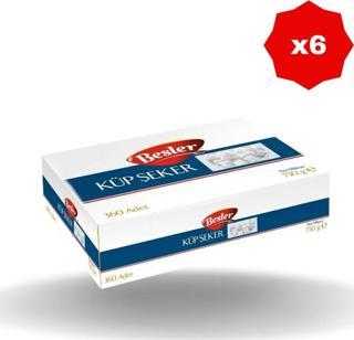 Beşler Besler Küp Şeker 360'Lı 750 Gr X 6 Adet