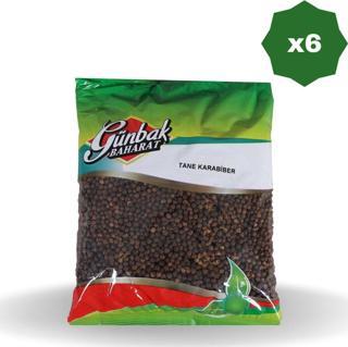 Günbak Tane Karabiber 1 Kg X 6 Adet