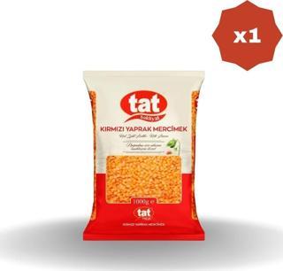 Tat İthal Yaprak Kırmızı Mercimek 1 Kg X 1 Adet