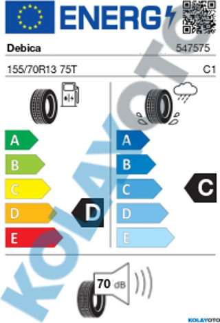 Debica Passio 2 155/70R13 75T (Yaz) (2023)